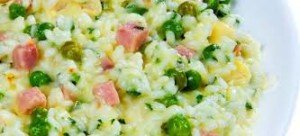 Risoto de Presunto e Ervilha